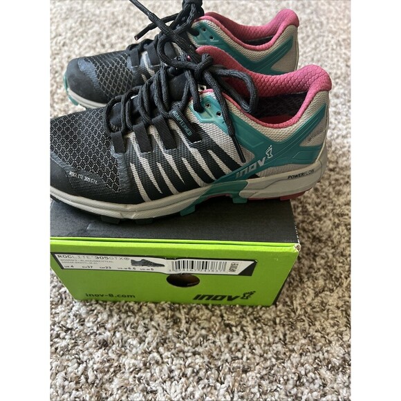 Inov-8 Black and Pink Athletic Shoes - Picture 3 of 8